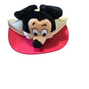 Disney Mickey Mouse Stuffed Animal Red and Black